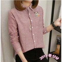 Joyce shop 오래달리기 남방 셔츠 긴팔 여성 기모 겨울 기모남방셔츠 여성남방 여성기모남방