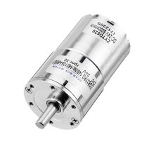 DC 기어 모터 DC 모터 12V 24V ZGB37RG 고 토크 전기 감속 기어 박스 편심 출력 샤프트 5RPM-1500RPM, 18 550rpm_02 24V