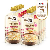 아이꼬야 유아용 맘스쿠킹 이유식 15개월부터, 찜닭아기밥, 140g, 8개