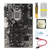 Lopbinte B250 BTC 마더보드(G3900 CPU+열 그리스+스크루드라이버+ 케이블 포함)