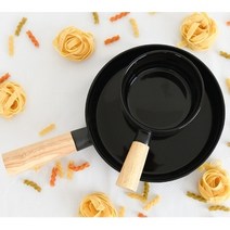 푸코 C63 우드 핸들볼 접시 L, 블랙, 1개