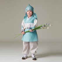 진선미 남아한복 현빈 민트 백일~10호 국내제작