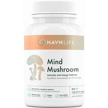 미국직구 HAVN 라이프 마인드 버섯 서플먼트 – 버섯 추출물 서플먼트 캡슐 – 레이시 라이온스 갈기 코디셉스 차가 매쉬룸 – 에너지 및 부스터 버섯 서플먼트 – 90개의 비건 캡슐, 수량, 상세참조