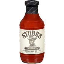 Stubb's Original Bar-B-Q Sauce 스터브즈 오리지널 바비큐 소스 510g 4팩, 1개