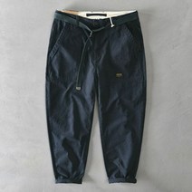 아메리카 스타일 다용도 빈티지 심플 캐주얼 카고 팬츠 남성용 단색 녹색 봄 가을 유행 패션109310