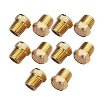 mxuteuk 10피스 황동 공압 머플러 필터 소음 소음기 육각 소결 에어 라인 피팅 플랫 0.6cm1/4인치 NPT XYQ P 1 4, 1/4 NPT (10 pcs)_1