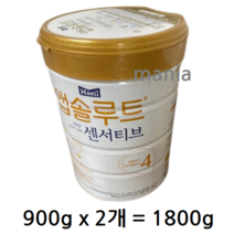 앱솔루트 센서티브 분유 4단계, 1800g, 10개