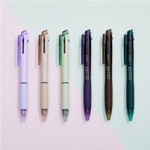 설래임 모나미 멀티 3색 볼펜 FX제타 C3, 0.7mm, 다크 바이올렛