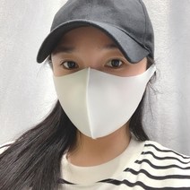 워너빅 화이트 마스크 면 연예인 3D 남녀공용 국내제작 일반 무지 성인용 빅사이즈, 1개