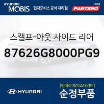 그랜저IG/하이브리드 순정 사이드미러 커버(백미러 스캘프) 우측(판테라 그레이) (87626G8000PG9)