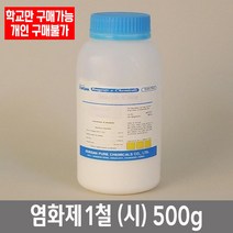 학교 연구실 관공서 실험실용 염화제1철 (시) 500g 실험수업 연구수업 관찰학습