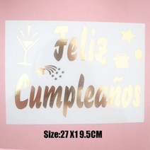 유니콘 풍선 스티커 버블 클리어 헬륨 풍선 생일 파티 장식 웨딩 발렌타인데이 베이비 샤워 파티용 1 개, 27cm Feliz gold
