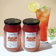 1+1 첨가물없는 수제과일청 500g 레몬청 자몽청 청귤청 천도복숭아청 자두청 매실청 생강청 오미자청, 06.수제 자몽청 500g+자몽청 500g, 02.화이트+화이트
