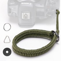 50KG 플레이로드 DSLR SLR 카메라 손목 스트랩 나일론 웨빙 카메라 핸드 손목 스트랩 손목 스트랩 빈티지, 01 Green