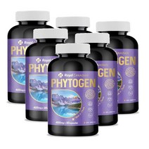 로얄캐네디언 파이토젠 린넨 석류 백수오 대두 추출불 30정 Royal Canadian Phytogen, 6개
