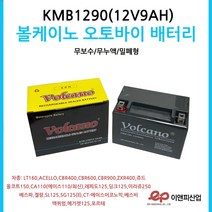 볼케이노 오토바이배터리 12V9AH ACELLOLT160포르테