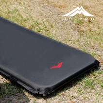 조프로 자충 매트 5cm 캠핑 에어 싱글 HR-1015H 황동, 블랙