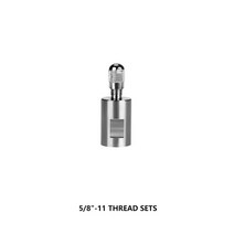 SPTA 폴리셔 미니 폴리싱 라운드 디테일링 익스텐션 폼 버퍼링 로터리 왁싱 액세서리, 36.Polisher Adapter M58 - 1 Se