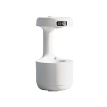무중력 물멍 가습기용샤오미 Youpin 트렌드 쿨 미스트 800ml 휴대용 가습기 초음파 중력 물방울, 01 White