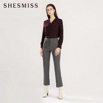 [쉬즈미스.] [쉬즈미스(SHESMISS)] 러비 솔리드 핀턱 디테일 울 팬츠 (택가격:2