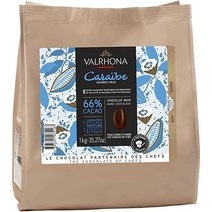 프랑스 발로나 초콜렛 카라이브 1kg Caraibe 66% Valrhona, 1개