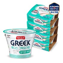 후디스 그릭요거트 달지않은 저지방 80g 16개, 단품, 옵션선택