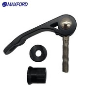 MAXFORD-자전거 퀵 릴리스 M6x40/50/55/60/65mm 자전거 시트 포스트 파이프 클램프 꼬치 레버 사이클링 나, 02 M6X40mm Sliver color