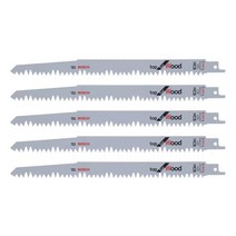 보쉬/컷쇼날(5pcs) S1531L 목재절단날 직쇼날, 5개