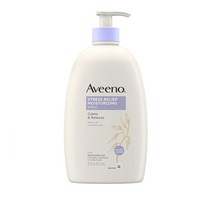 Aveeno 아비노 스트레스 릴리프 모이스처라이징 바디로션 33oz(975ml) 2팩