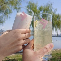 [바보사랑] 디자인 유리잔 글라스 한글디자인컵 강화유리컵 크컵, 상세 설명 참조