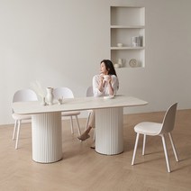 라이즈 6인용 24T 포세린 세라믹 템바보드 식탁 테이블 1800