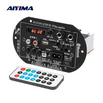 블루투스 미니 앰프 길거리공연 매장용 리시버 통기타 올인원 aiyima 150w 서브우퍼 증폭기 오디오 보드 듀얼 마이크 전원 증폭기 tf usb fm 모노 12v 24v, 없음