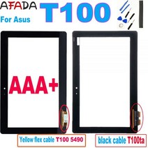 아수스 T100 터치 스크린 디지타이저 패널 교체 변압기 책 T100TA 5490N B101XAN02.0 JA-DA5490NB, t100 5490N touch