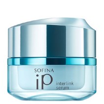 일본 SOFINA 건성 피부 소피나 IP 인터링크 하얀색 에센스 세럼 55g, 단일 옵션개