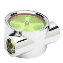 유량계 수냉식 표시기 미터 구리 크롬 도금 방법 나사산 0, 단일