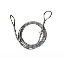 와이어줄 헬스와이어 스텐와이어 밧줄 5T 5톤 와이어로프 슬리브 클립, 2톤 10미터 (직경 15 1)