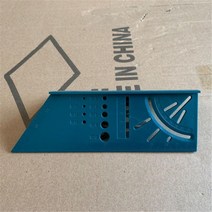 게이지 눈금자 3D 마이터 각도 측정 사각형 도구 목공 대한 45 도 및 90, 01 green