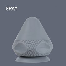 짐볼 보수볼 토닝볼 하프 토구 땅콩 실리콘 마사지 콘 피트니스 근막 볼 근육 릴리스 마사지 장치 흉추 back shoulder and neck 발 바디 요가, 회색