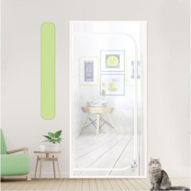 YYG 방묘문 방묘창 고양이방충망 베란다 현관문 고양이울타리 안전문 펫도어 방충문 소동물 안전보호, C블랙