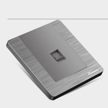 인체감지 도플러 동작감지 히든 투시 센서 250V 86mm 1234 갱 12 웨이 PC 패널 회색 드로잉 평면 숨겨진 임, 15 TL socket