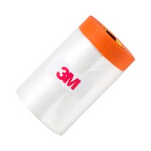 3M 커버링테이프 페인트 도색공사 건축용 비닐 보양테이프(주황) 650mm 낱개, 10개