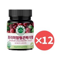 맛있는동행 링곤베리 퓨레 주스 링곤베리퓨레 60정 12병, 9병
