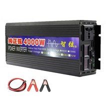 3000W 4000W 순수 사인파 인버터 DC 12V 24V AC 220V 50Hz 60Hz 전압 변압기 변환기 태양광 오프 그리드 전원, 02 4000W_02 24V_01 220V