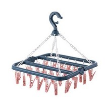 생각나래 생각정리 양말 속옷 빨래 집게 32p 건조대 핑크, 2개