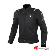 KOMINE JK-148 여름 최상급 슈프림 프로텍트 메쉬자켓, XL, BLACK