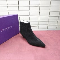 여성니트부츠 여성 겨울 워커 기모앵클 통굽 가죽 부츠 071