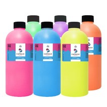 (사은품증정) 캡슐물감 1000ml 낱색 스노우키즈 아기물감 놀이 어린이 형광, 캡슐물감1000ml(핑크)+사은품:디스펜서