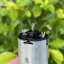 전동커튼 전기 커튼 모터를 위한 강관 유형 탄소 솔 높은 토크 두 배 산출 갱구 CL-2448 DC 6V-12V 6000rpm