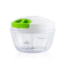 식품혼합기 식품 혼합기 거치형 교반기 밀가루 드릴 믹서 혼합기 500ML 핸드 블렌더 수동 고기 분쇄기 파워, 02 WHITE