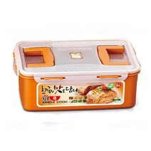 김치쿡 6L 김치통 밀폐용기 보관용기 저장용기, 1개